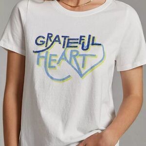 ANTHROPOLOGIE NWT Grateful Heart Graphic Tee SMALL4\